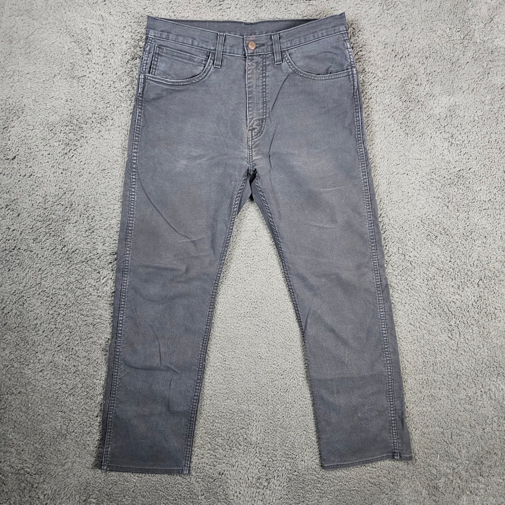 Levi Workwear Fit Mens Dark Wash Denim‎ Jeans Straight Fit 34x30